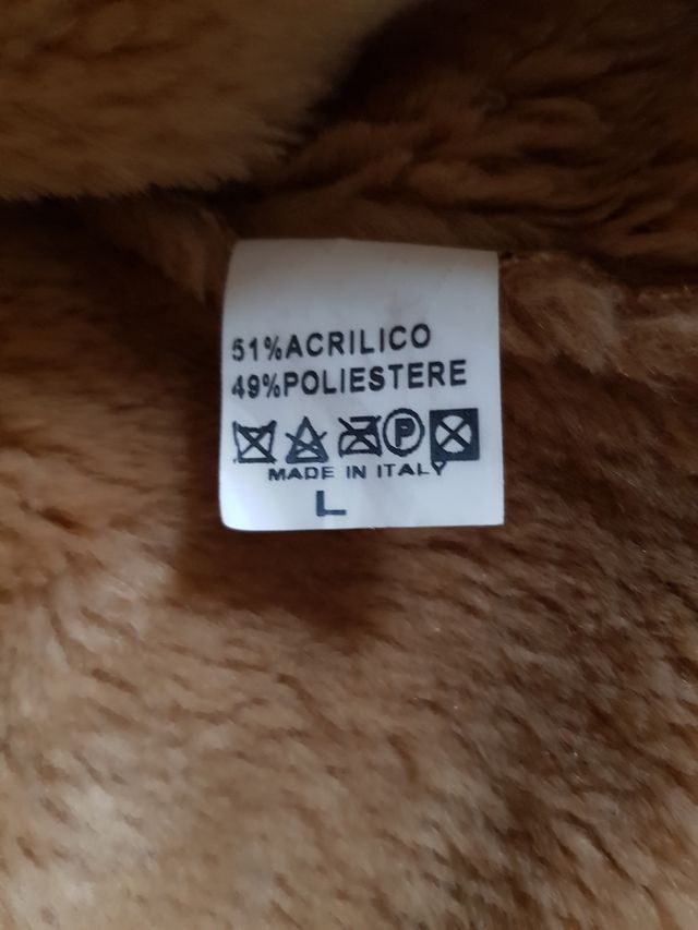 Montone sintetico vintage taglia italiana 46