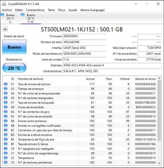 DISCO DURO SEAGATE 500GB 2.5´´ 7mm
