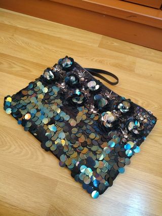 Bolso de fiesta lentejuelas.