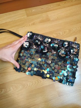 Bolso de fiesta lentejuelas.