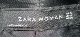 Abrigo negro Zara Women