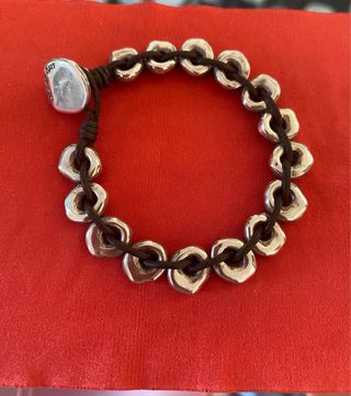 Pulsera Uno de 50 bañada en plata como nueva
