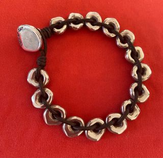 Pulsera Uno de 50 bañada en plata como nueva