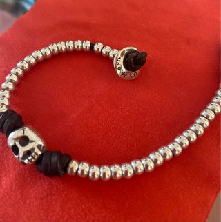Pulsera Uno de 50 bañada en plata como nueva