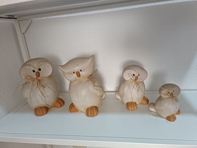 Decoración búhos el corté ingles