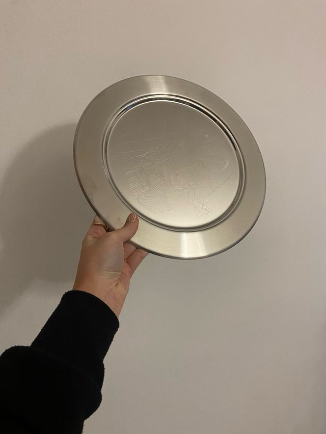 Vassoio/Piatto in acciaio inox 18/10 AMC ROMA