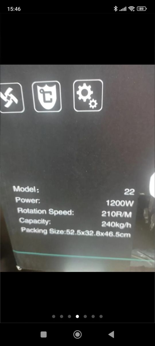 Picadora de carne 🥩 .