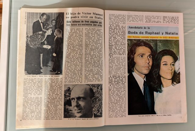 Revista Diez Minutos 1972 Raphael