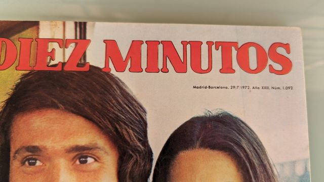 Revista Diez Minutos 1972 Raphael