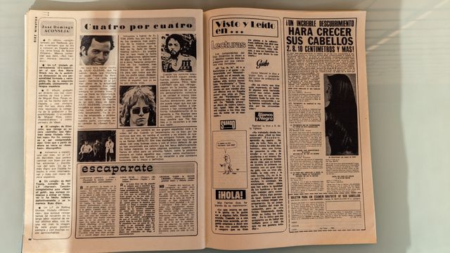 Revista Diez Minutos 1972 Raphael