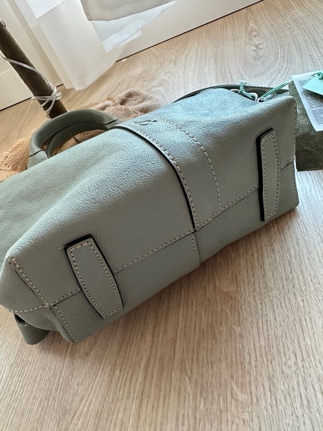 Bolso verde de piel de Abbacino