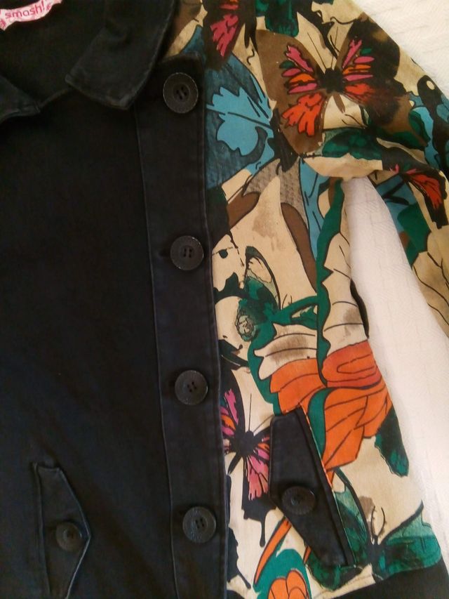 Giacca invernale con farfalle