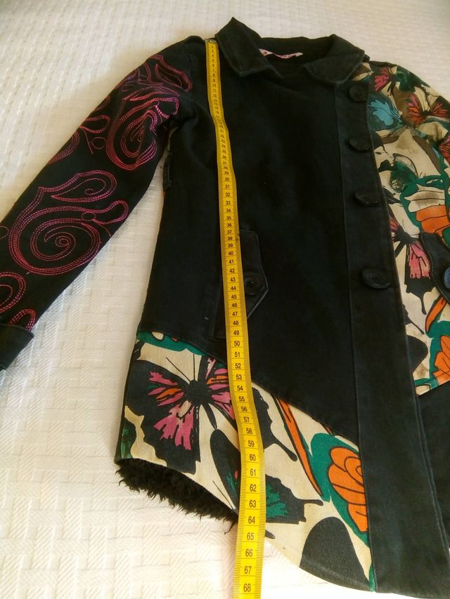 Giacca invernale con farfalle