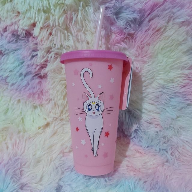 Sailor Moon Vaso Luna y Artemis
