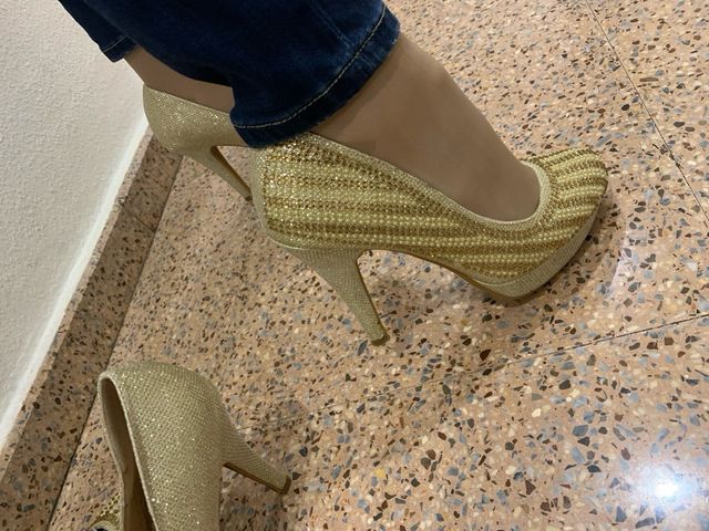 zapatos fantasia brillo