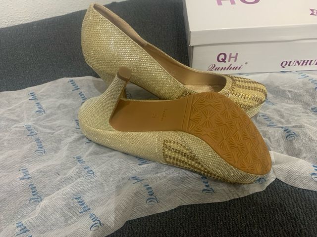 zapatos fantasia brillo