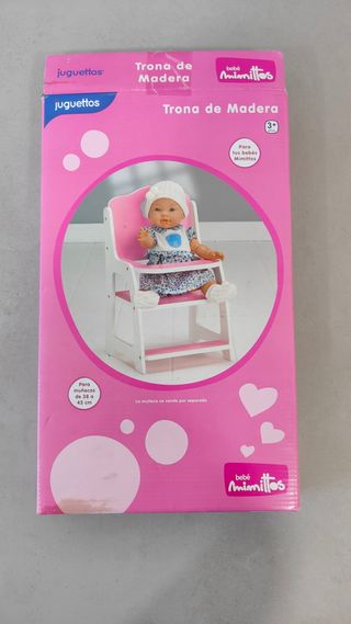 Juguete Trona de muñecas madera