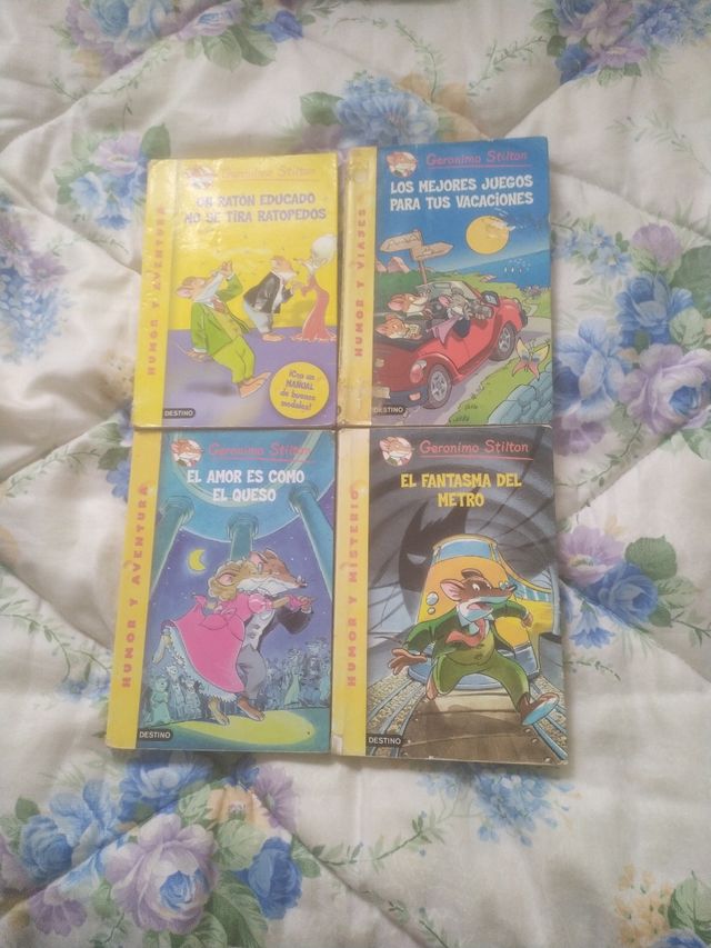 Pack de 4 libros de Gerónimo Stilton