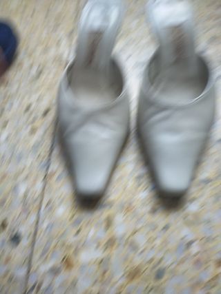 Mules de piel 