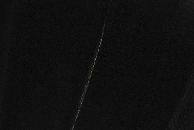 Abito velluto nero scollatissimo L dark