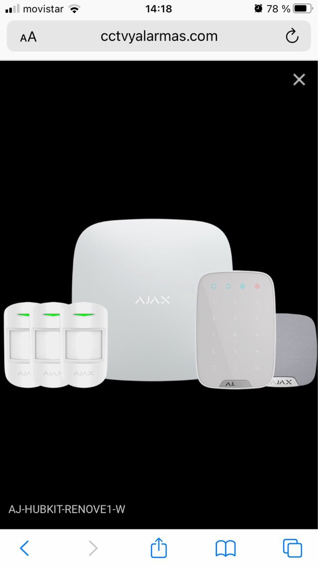 SISTEMA ALARMA AJAX!!