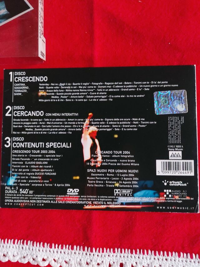 Claudio Baglioni 3 DVD