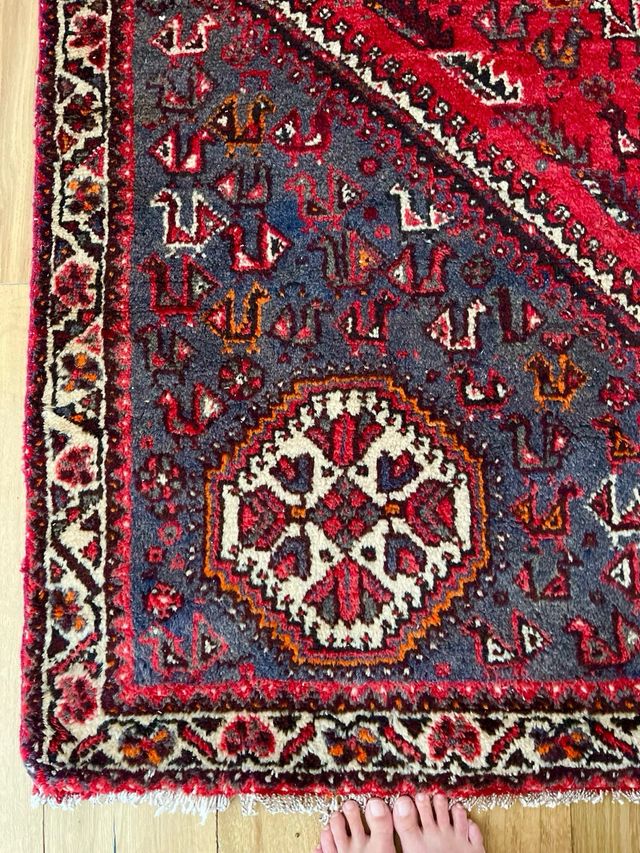 Excelente Alfombra Persa, lana 100%