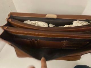 Maletin porta documentos de piel