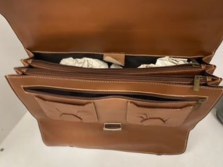 Maletin porta documentos de piel