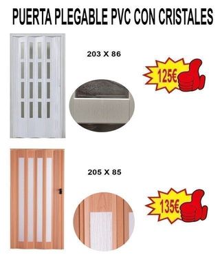 PUERTA PLEGABLE PVC