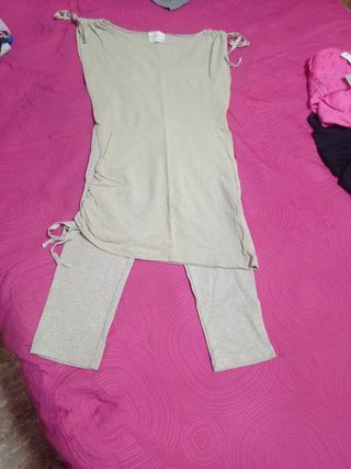 Ropa noche vieja,dorada