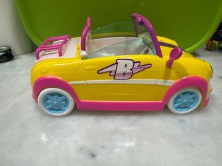 Coche Barriguita amarillo y rosa