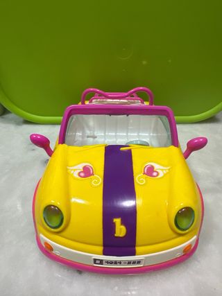 Coche Barriguita amarillo y rosa