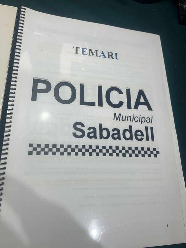 Temari policia municipal de sabadell
