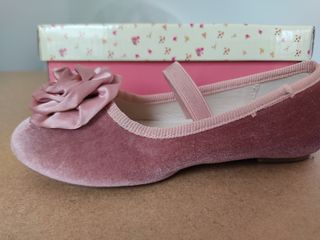Bailarina de terciopelo rosa