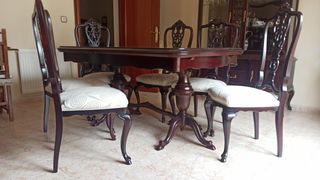 6 Sillas de comedor antiguas 