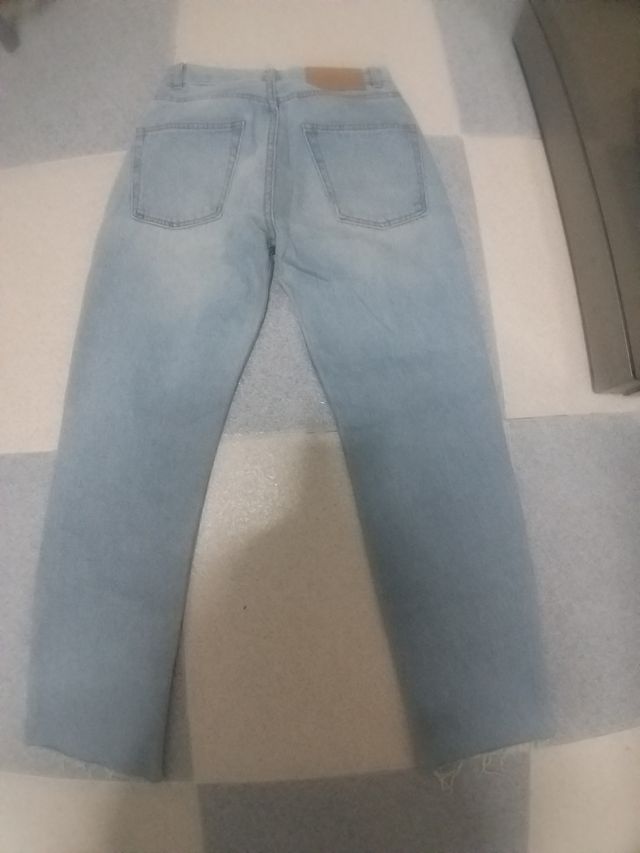 Pantalón vaquero azule Pull&bear 34