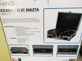 TOCADISCOS DE MALETA