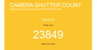 Sony A7R III con 23.000 Fotos