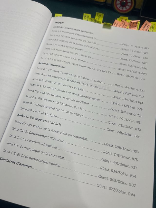 Libro 96 Questionaris mossos de esquadra