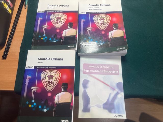 Libros Guardia urbana temari y test