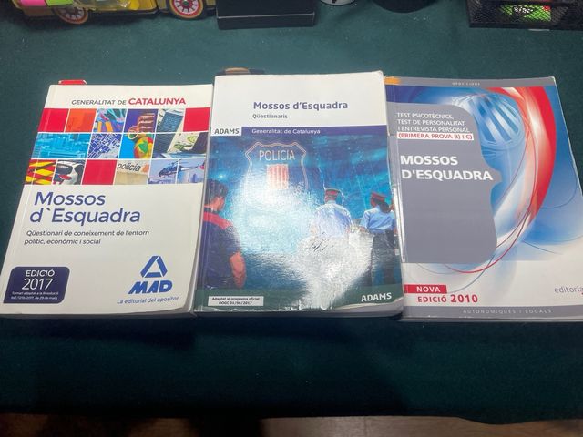 Libros de Oposiciones de Mossos de esquadra
