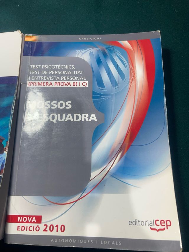 Libros de Oposiciones de Mossos de esquadra