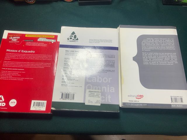 Libros de Oposiciones de Mossos de esquadra