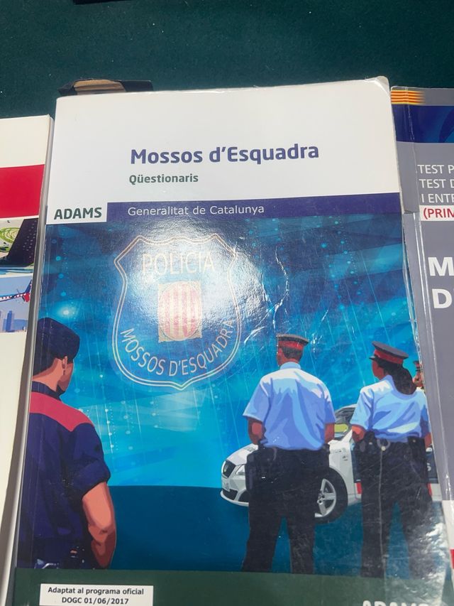 Libros de Oposiciones de Mossos de esquadra