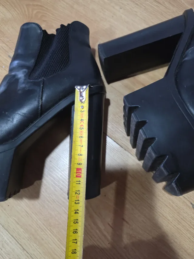 Botas plataforma y tacón número 38