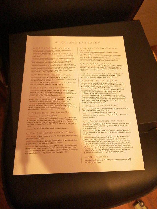 Tratamiento belleza AIRE