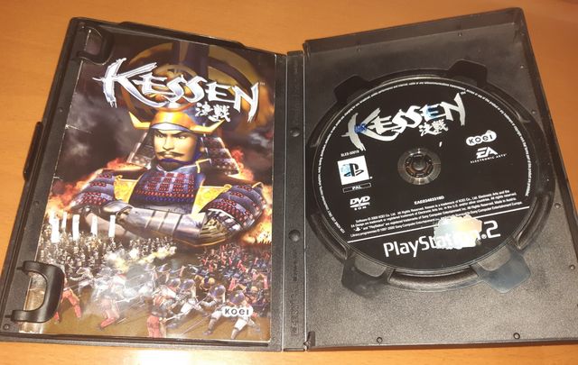 Disco y manual Kessen para PS2