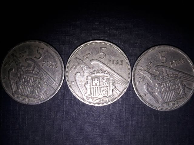 5 Pesetas 1957 estrella 57 MONEDA del CAUDILLO