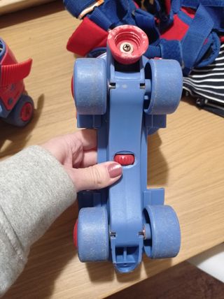 Patines Spiderman y protecciones
